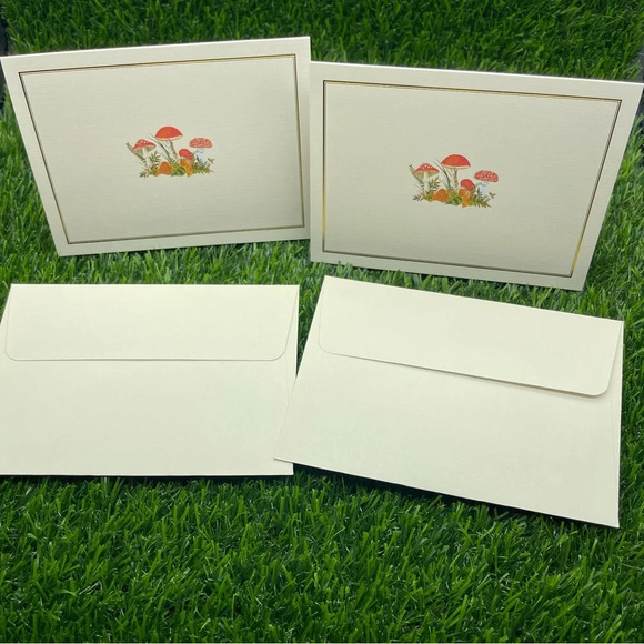 Unique Deluxe Mushroom Stationery Set in Keepsake Gift Box, New, Limited π π - Picture 4 of 16
